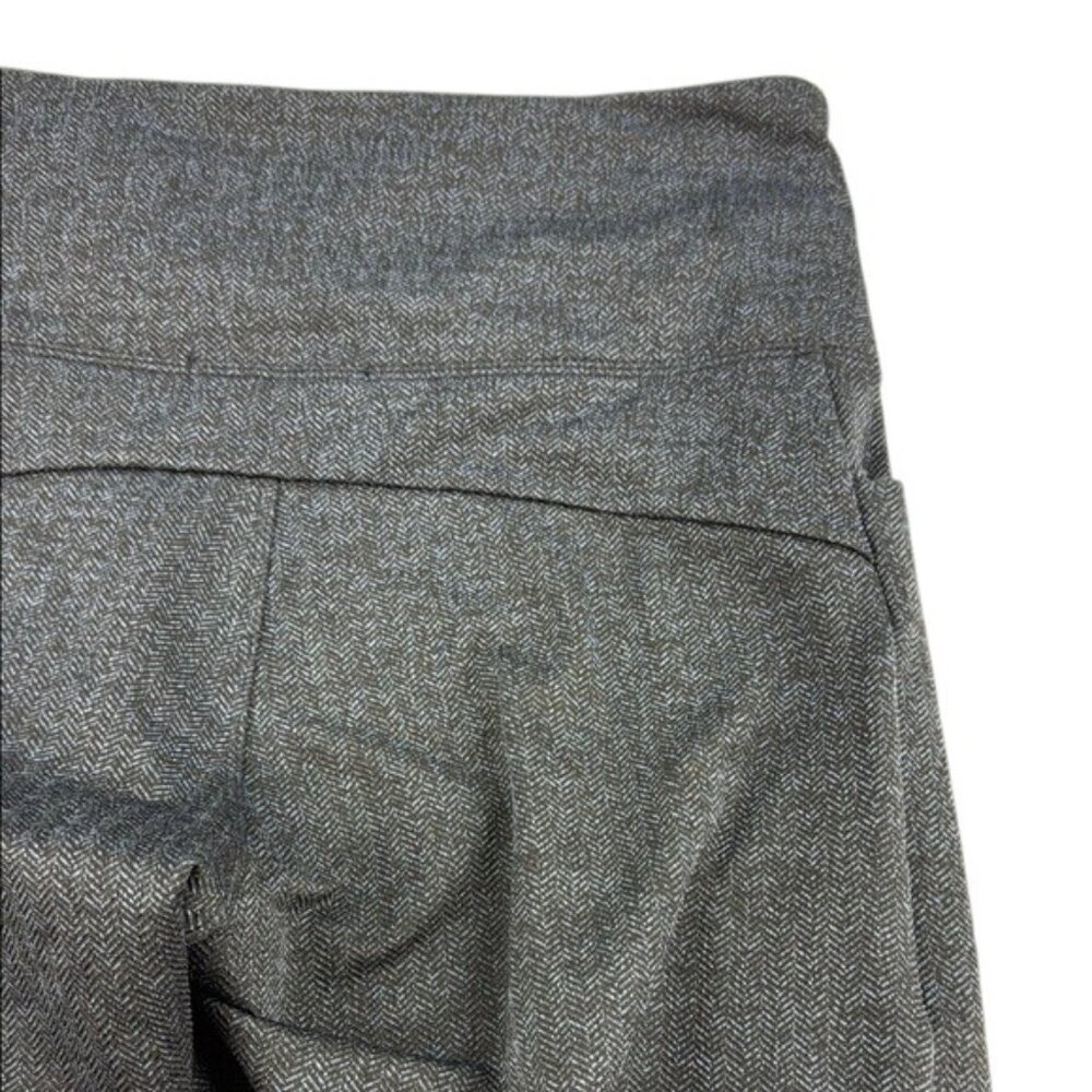 Athleta Leggings Black & Blue Herringbone Crop Women’s Size S Like New - Picture 3 of 10